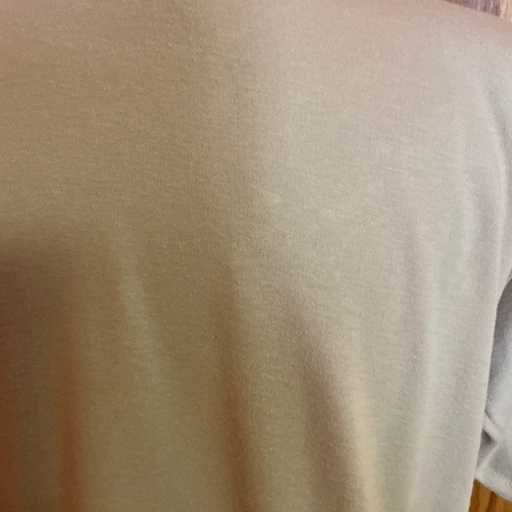 Vintage 90s feminine tan top - Picture 10 of 10